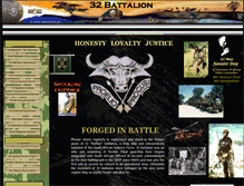 Tablet Screenshot of 32battalion.net